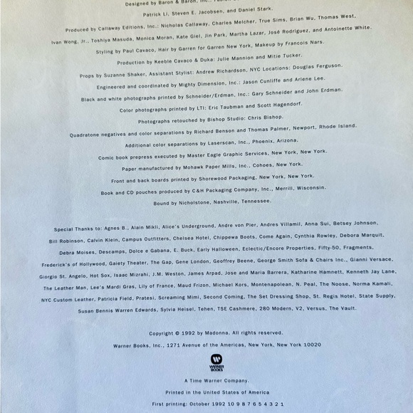 Limited Edition Copy of Madonna’s Photography Art Book - SEX. - Picture 12 of 13